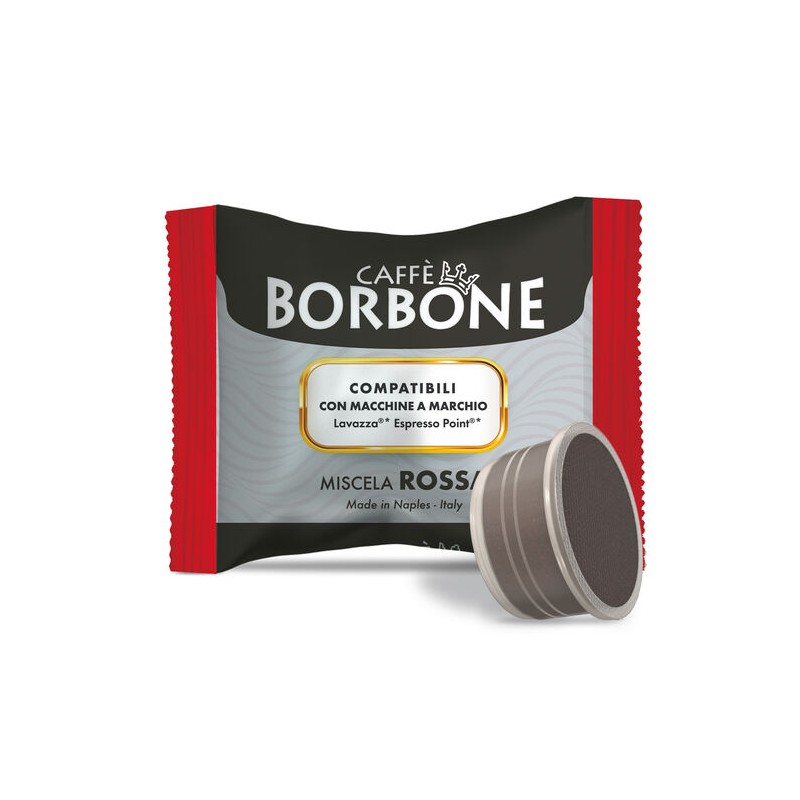 100 Capsule Borbone Compatibili Miscela ROSSA