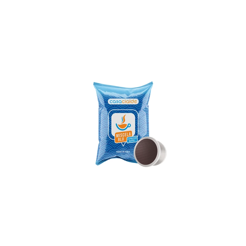 Capsule Casa Cialde Blu Aroma e Crema Gusto Forte compatibili Lavazza Espresso Point 100