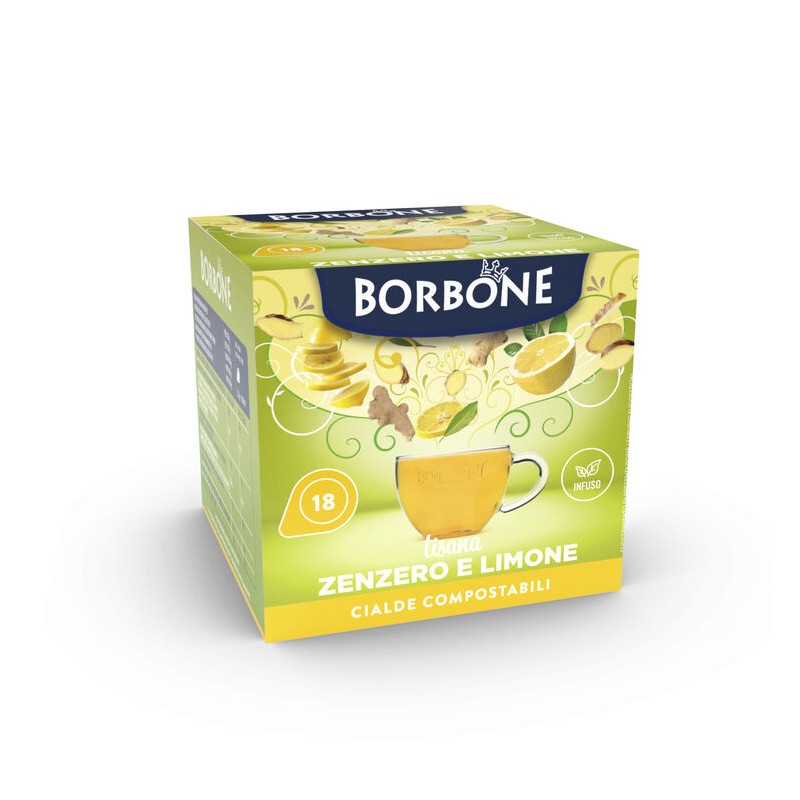 18 CIALDE BORBONE TISANA ZENZERO E LIMONE